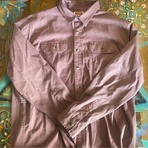 Wrangler Authentics Men's Long Sleeve Classic Woven Shirt, XL